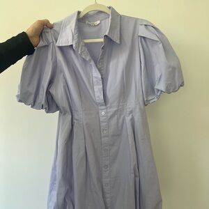 &merci Lavender Button-Down Dress